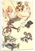 Little Girl and Toys by Anonymous