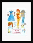 High School Paper Doll by Anonymous