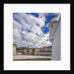 Placa (square) de Tiradentes with the Museu (museum) da Inconfidencia (Old Town Hall) from the Palacio (palace) dos Governadores (old Escola de Minas - School of Mines) by Anonymous