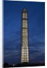 Washington Memorial with Scaffolding at sunset, Washington DC by Anonymous