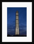 Washington Memorial with Scaffolding at sunset, Washington DC by Anonymous
