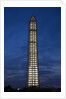 Washington Memorial with Scaffolding at sunset, Washington DC by Anonymous