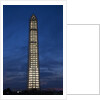 Washington Memorial with Scaffolding at sunset, Washington DC by Anonymous