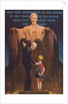 Lincoln Memorial, Man and Grandson by Anonymous