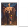 Lincoln Memorial, Man and Grandson by Anonymous