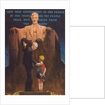Lincoln Memorial, Man and Grandson by Anonymous