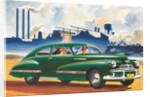 Car Passing Factory by Anonymous