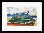 Car Passing Factory by Anonymous