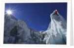 Ice climbing in the Bernese Oberland, Swiss Alps by Anonymous