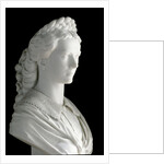 Bust of Elisabeth (Sisi) of Wittelsbach, Marble sculpture by Anonymous