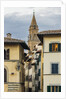 The Sdrucciolo (street) dei Pitti and the bell-tower of the Chiesa (church) di Santo Spirito by Anonymous