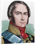 Leopold I of Belgium (1790-1865). The first King of the Belgians (1831-1865). Engraving. Colored. by Anonymous