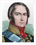 Leopold I of Belgium (1790-1865). The first King of the Belgians (1831-1865). Engraving. Colored. by Anonymous