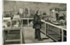 PASTEUR, Louis (1822-1895). Pasteur observes the effects of inoculation of rabies virus. by Anonymous