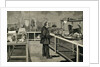 PASTEUR, Louis (1822-1895). Pasteur observes the effects of inoculation of rabies virus. by Anonymous