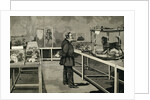 PASTEUR, Louis (1822-1895). Pasteur observes the effects of inoculation of rabies virus. by Anonymous