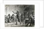 Meriwether Lewis, (1774-1809). American explorer. The Grand Council of the Ravens at Fort Laramie in by Anonymous