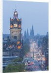 Princess street view from Calton Hill by Anonymous