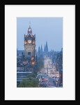Princess street view from Calton Hill by Anonymous