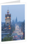 Princess street view from Calton Hill by Anonymous