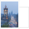Princess street view from Calton Hill by Anonymous