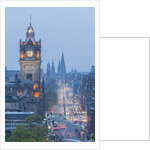 Princess street view from Calton Hill by Anonymous
