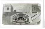 Section of a London Underground station. England. Engraving from "L'Univers IllustrÃƒÂ©." Late ninetee by Anonymous