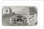 Section of a London Underground station. England. Engraving from "L'Univers IllustrÃƒÂ©." Late ninetee by Anonymous