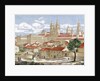 Spain. Galicia. Santiago de Compostela. Engraving. by Anonymous
