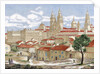 Spain. Galicia. Santiago de Compostela. Engraving. by Anonymous