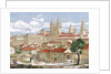Spain. Galicia. Santiago de Compostela. Engraving. by Anonymous