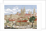 Spain. Galicia. Santiago de Compostela. Engraving. by Anonymous