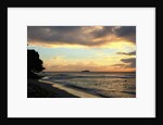 Sandy Lane beach at sunset by Anonymous