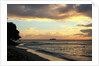 Sandy Lane beach at sunset by Anonymous