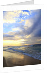 Sandy Lane beach at sunset by Anonymous