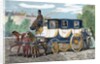 Horse-drawn omnibus. by Anonymous