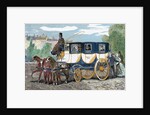 Horse-drawn omnibus. by Anonymous
