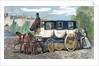Horse-drawn omnibus. by Anonymous