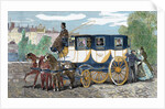 Horse-drawn omnibus. by Anonymous