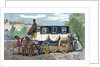 Horse-drawn omnibus. by Anonymous