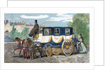 Horse-drawn omnibus. by Anonymous