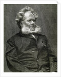 Ibsen, Henrik (1828-1906). Norwegian writer. by Anonymous