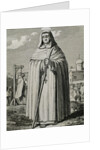 Saint Peter Armengol (1238-1304). Spanish Mercedary monk. Engraving. by Anonymous