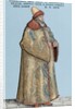 Sigismund von Herberstein (1486-1566). Engraving. Colored. by Anonymous