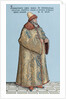 Sigismund von Herberstein (1486-1566). Engraving. Colored. by Anonymous
