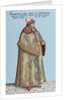Sigismund von Herberstein (1486-1566). Engraving. Colored. by Anonymous