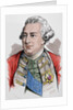 George III of the United Kingdom (1738-1829). Colored engraving. by Anonymous