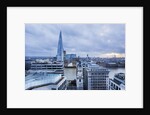 The Thames river and The Shard (Renzo Piano architect) from The Monument by Anonymous