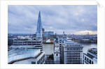 The Thames river and The Shard (Renzo Piano architect) from The Monument by Anonymous