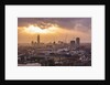 View of the town at the sunset from The Monument by Anonymous